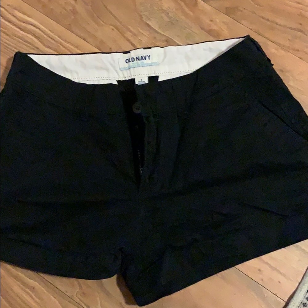 Old navy black khaki shorts